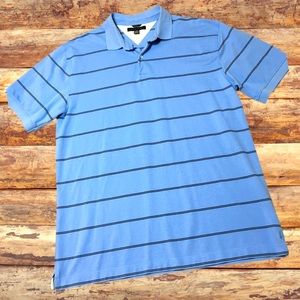 Tommy Hilfiger Polo Shirt Mens Size XXL  Blue striped